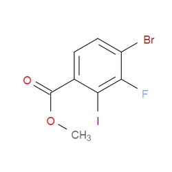 Aobchem&nbsp;Methyl 4-bromo-3-fluoro-2-iodobenzoate | ≥95% | CAS 1822673-66-4 | C8H5BrFIO2 | 1g