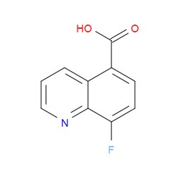Aobchem&nbsp;8-Fluoroquinoline-5-carboxylic acid | ≥97% | CAS 204782-93-4 | C10H6FNO2 | 1g