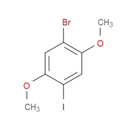 Aobchem&nbsp;1-Bromo-4-iodo-2 5-dimethoxybenzene | ≥95% | CAS 174518-82-2 | C8H8BrIO2 | 250mg