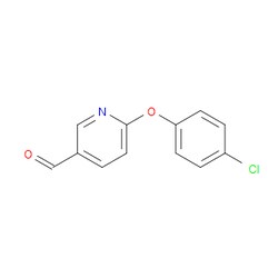 Aobchem&nbsp;6-(4-Chlorophenoxy)nicotinaldehyde | ≥95% | CAS 1160430-66-9 | C12H8ClNO2 | 250mg