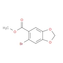 Aobchem&nbsp;Methyl 6-bromobenzo[d][1 3]dioxole-5-carboxylate | ≥95% | CAS 61441-09-6 | C9H7BrO4 | 1g