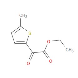 Aobchem&nbsp;Ethyl 2-(5-methylthiophen-2-yl)-2-oxoacetate | ≥95% | CAS 50845-87-9 | C9H10O3S | 250mg