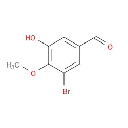 Aobchem&nbsp;3-Bromo-5-hydroxy-4-methoxybenzaldehyde | ≥97% | CAS 23354-30-5 | C8H7BrO3 | 1g
