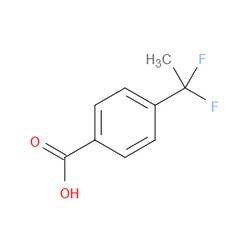 Aobchem&nbsp;4-(1 1-Difluoroethyl)benzoic acid | ≥95% | CAS 55805-14-6 | C9H8F2O2 | 250mg