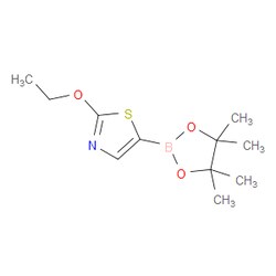 Aobchem&nbsp;2-Ethoxy-5-(4 4 5 5-tetramethyl-1 3 2-dioxaborolan-2-yl)thiazole | ≥95% | CAS 2096338-64-4 | C11H18BNO3S | 250mg