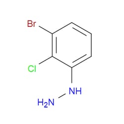Aobchem&nbsp;(3-Bromo-2-chlorophenyl)hydrazine | ≥95% | CAS 1388076-52-5 | C6H6BrClN2 | 500mg