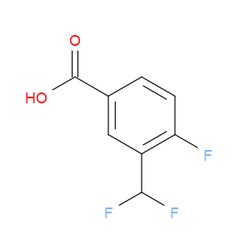 Aobchem&nbsp;Benzoic acid  3-(difluoromethyl)-4-fluoro- | ≥95% | CAS 1781570-25-9 | C8H5F3O2 | 1g