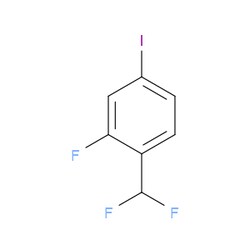Aobchem&nbsp;1-(Difluoromethyl)-2-fluoro-4-iodobenzene | ≥95% | CAS 1261837-35-7 | C7H4F3I | 250mg