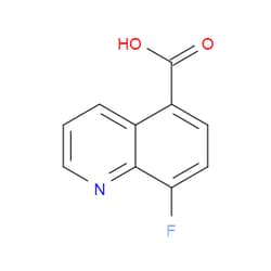 Aobchem&nbsp;8-Fluoroquinoline-5-carboxylic acid | ≥97% | CAS 204782-93-4 | C10H6FNO2 | 250mg