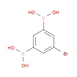 Aobchem&nbsp;(5-Bromo-1 3-phenylene)diboronic acid | ≥95% | CAS 1101820-93-2 | C6H7B2BrO4 | 250mg