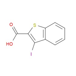 Aobchem&nbsp;3-Iodobenzo[b]thiophene-2-carboxylic acid | ≥97% | CAS 749268-79-9 | C9H5IO2S | 250mg