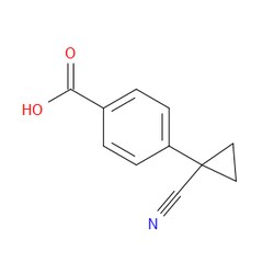 Aobchem&nbsp;4-(1-Cyanocyclopropyl)benzoic acid | ≥95% | CAS 915020-91-6 | C11H9NO2 | 500mg