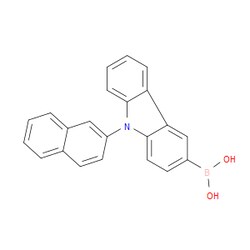 Aobchem&nbsp;(9-(Naphthalen-2-yl)-9H-carbazol-3-yl)boronic acid | ≥97% | CAS 1133057-98-3 | C22H16BNO2 | 1g