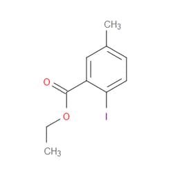Aobchem&nbsp;Ethyl 2-iodo-5-methylbenzoate | ≥97% | CAS 933585-44-5 | C10H11IO2 | 500mg