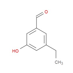 Aobchem&nbsp;3-Ethyl-5-hydroxybenzaldehyde | ≥97% | CAS 532966-64-6 | C9H10O2 | 250mg