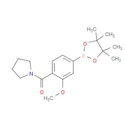 Aobchem&nbsp;1-[[2-Methoxy-4-(tetramethyl-1 3 2-dioxaborolan-2-yl)phenyl]carbonyl]pyrrolidine | ≥95% | CAS 2484920-17-2 | C18H26BNO4 | 250mg