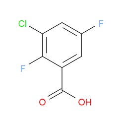 Aobchem&nbsp;3-Chloro-2 5-difluorobenzoic acid | ≥95% | CAS 1261629-01-9 | C7H3ClF2O2 | 1g
