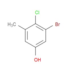 Aobchem&nbsp;3-Bromo-4-chloro-5-methylphenol | ≥95% | CAS 1781520-34-0 | C7H6BrClO | 500mg