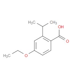 Aobchem&nbsp;4-Ethoxy-2-isopropylbenzoic acid | ≥97% | CAS 1215973-74-2 | C12H16O3 | 1g