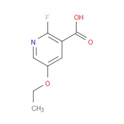 Aobchem&nbsp;5-Ethoxy-2-fluoronicotinic acid | ≥95% | CAS 1256818-90-2 | C8H8FNO3 | 500mg