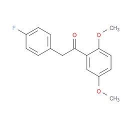 Aobchem&nbsp;1-(2 5-Dimethoxyphenyl)-2-(4-fluorophenyl)ethanone | ≥95% | CAS 1097164-22-1 | C16H15FO3 | 500mg