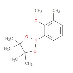 Aobchem&nbsp;2-(2-Methoxy-3-methylphenyl)-4 4 5 5-tetramethyl-1 3 2-dioxaborolane | ≥97% | CAS 2304007-73-4 | C14H21BO3 | 500mg