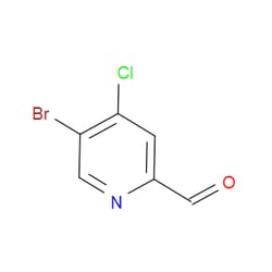 Aobchem&nbsp;5-Bromo-4-chloropicolinaldehyde | ≥95% | CAS 1060802-20-1 | C6H3BrClNO | 500mg