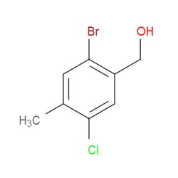 Aobchem&nbsp;(2-Bromo-5-chloro-4-methylphenyl)methanol | ≥95% | CAS 1849315-99-6 | C8H8BrClO | 250mg
