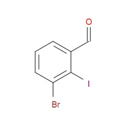 Aobchem&nbsp;3-Bromo-2-iodobenzaldehyde | ≥97% | CAS 1261860-40-5 | C7H4BrIO | 500mg