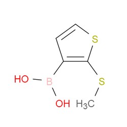 Aobchem&nbsp;2-(Methylthio)thiophene-3-boronic acid | ≥97% | CAS 1451392-35-0 | C5H7BO2S2 | 250mg