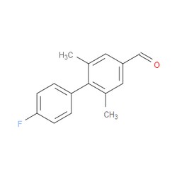 Aobchem&nbsp;2 6-Dimethyl-4 -fluorobiphenyl-4-carboxaldehyde | ≥97% | CAS 1350760-25-6 | C15H13FO | 250mg