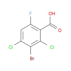 Aobchem&nbsp;3-Bromo-2 4-dichloro-6-fluorobenzoic acid | ≥97% | CAS 2586126-17-0 | C7H2BrCl2FO2 | 250mg