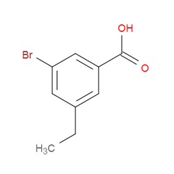 Aobchem&nbsp;3-Bromo-5-ethylbenzoic acid | ≥97% | CAS 342045-08-3 | C9H9BrO2 | 500mg