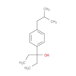 Aobchem&nbsp;-Diethyl-4-(2-methylpropyl)benzenemethanol | ≥97% | CAS 1443302-99-5 | C15H24O | 250mg