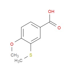 Aobchem&nbsp;4-Methoxy-3-(methylthio)benzoic acid | ≥97% | CAS 87346-53-0 | C9H10O3S | 1g