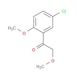 Aobchem&nbsp;Ethanone  1-(5-chloro-2-methoxyphenyl)-2-methoxy- | ≥95% | CAS 1256481-07-8 | C10H11ClO3 | 500mg
