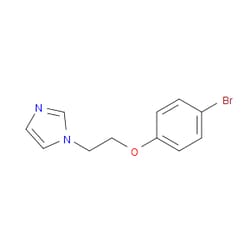 Aobchem&nbsp;1-(2-(4-Bromophenoxy)ethyl)-1H-imidazole | ≥97% | CAS 250600-43-2 | C11H11BrN2O | 250mg