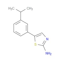 Aobchem&nbsp;5-(3-Isopropylphenyl)thiazol-2-amine | ≥97% | CAS 2012823-15-1 | C12H14N2S | 500mg