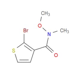 Aobchem&nbsp;2-Bromo-N-methoxy-N-methylthiophene-3-carboxamide | ≥97% | CAS 1464940-44-0 | C7H8BrNO2S | 250mg