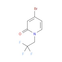 Aobchem&nbsp;4-Bromo-1-(2 2 2-trifluoroethyl)-2(1H)-pyridinone | ≥95% | CAS 1936350-19-4 | C7H5BrF3NO | 500mg