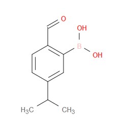 Aobchem&nbsp;2-Formyl-5-isopropylphenylboronic acid | ≥97% | CAS 1451390-89-8 | C10H13BO3 | 1g