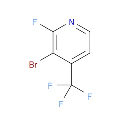 Aobchem&nbsp;3-Bromo-2-fluoro-4-(trifluoromethyl)pyridine | ≥95% | CAS 1227599-89-4 | C6H2BrF4N | 1g