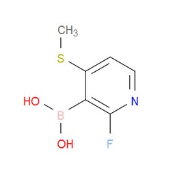 Aobchem&nbsp;2-Flouro-4-(methylthio)pyridine-3-boronic acid | ≥95% | CAS 2121513-40-2 | C6H7BFNO2S | 1g