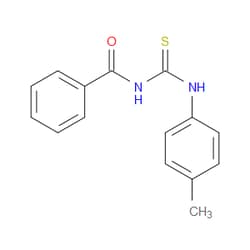 Aobchem&nbsp;N-(p-tolylcarbamothioyl)benzamide | ≥97% | CAS 6281-61-4 | C15H14N2OS | 250mg