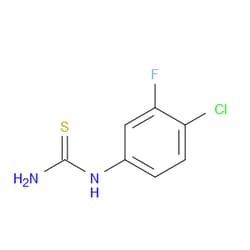 Aobchem&nbsp;1-(4-Chloro-3-fluorophenyl)thiourea | ≥97% | CAS 1247905-10-7 | C7H6ClFN2S | 250mg