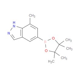 Aobchem&nbsp;7-Methyl-1H-indazole-5-boronic acid pinacol ester | ≥97% | CAS 2121513-33-3 | C14H19BN2O2 | 1g