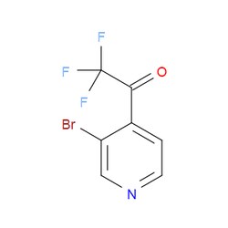 Aobchem&nbsp;1-(3-Bromopyridin-4-yl)-2 2 2-trifluoroethanone | ≥97% | CAS 1060802-29-0 | C7H3BrF3NO | 500mg
