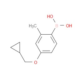 Aobchem&nbsp;B-[4-(Cyclopropylmethoxy)-2-methylphenyl]boronic acid | ≥95% | CAS 2246652-50-4 | C11H15BO3 | 250mg