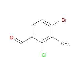 Aobchem&nbsp;4-Bromo-2-chloro-3-methylbenzaldehyde | ≥95% | CAS 2010198-18-0 | C8H6BrClO | 500mg