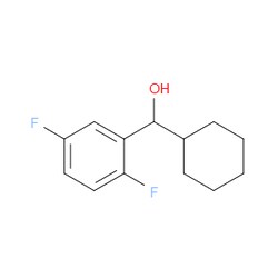 Aobchem&nbsp;-Cyclohexyl-2 5-difluorobenzenemethanol | ≥97% | CAS 1216279-49-0 | C13H16F2O | 500mg
